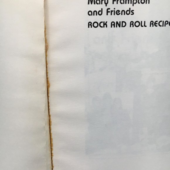 ROCK & ROLL RECIPES  COOKBOOK MARY FRAMPTON & FRIENDS - Picture 10 of 12